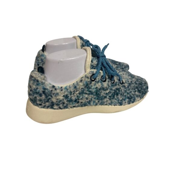 Allbirds Wool Runner Fluffs Women's Sneaker Merino Wool Blue Shoes Size 10 - Picture 6 of 9